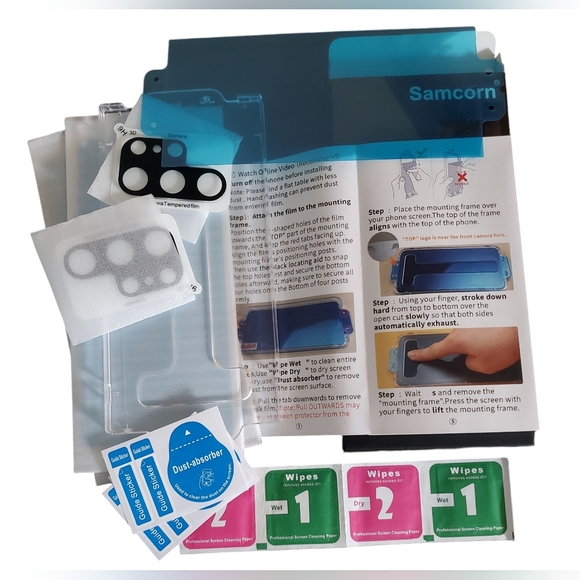 SAMSUNG GALAXY S24 Ultra TEMPERED GLASS Screen Protectors/Camera Lens Protectors - Picture 4 of 6